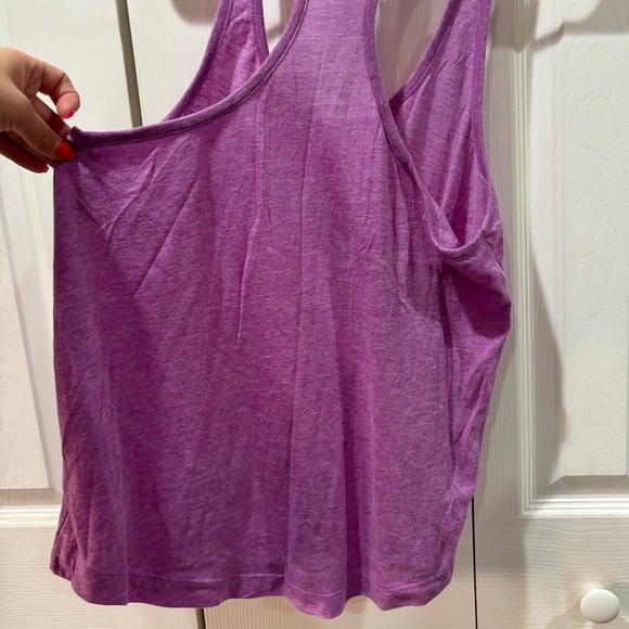 VS PINK Women’s Purple & Black Racerback Sequins Tank Top - size S - Picture 5 of 5